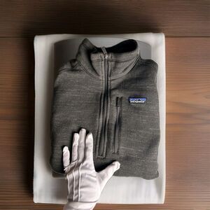 Patagonia Better Sweater Jacket Men Large Dark Walnut Full Zip Fleece Coat 25527